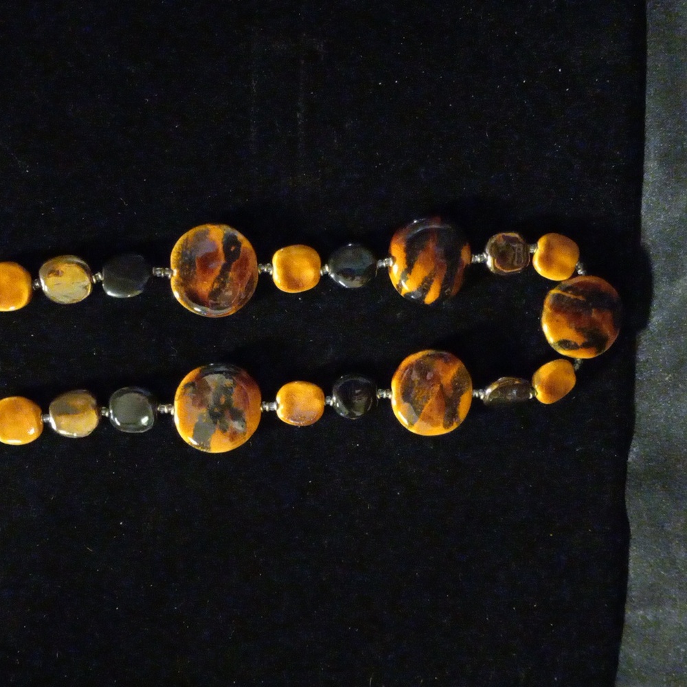 Tiger iron necklace